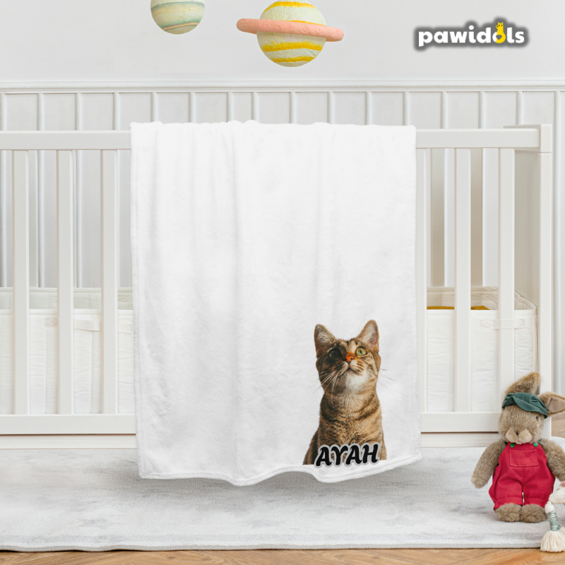 Custom Personalized Pet Throw Blanket