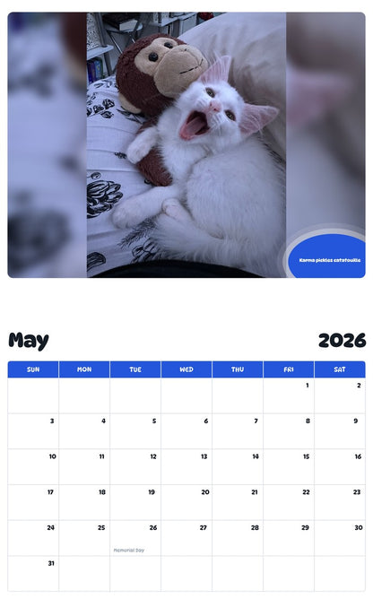 2026 - 2027 Karma pickles catatouille - Pawidols Pet Calendar