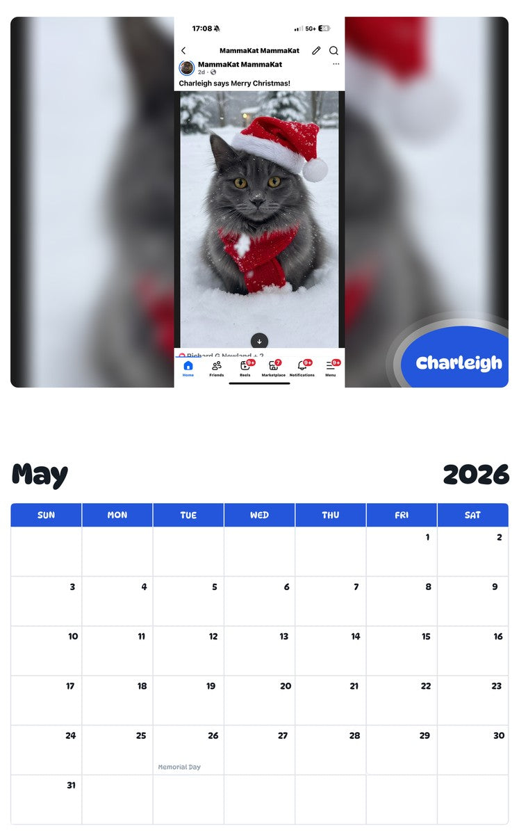 2026 - 2027 Charleigh - Pawidols Pet Calendar