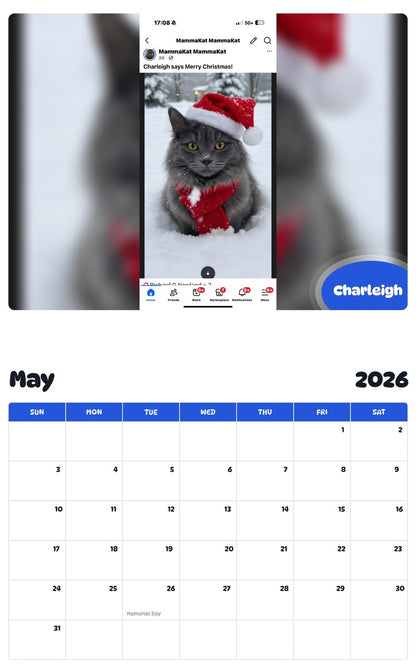 2026 - 2027 Charleigh - Pawidols Pet Calendar