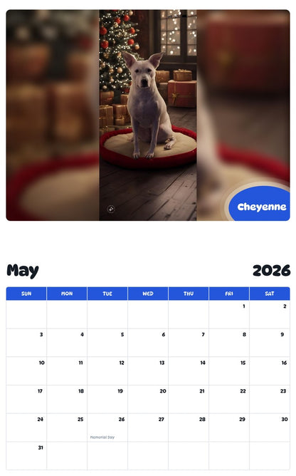 2026 - 2027 Cheyenne - Pawidols Pet Calendar