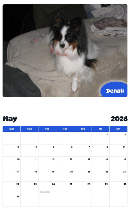 2026 - 2027 Denali - Pawidols Pet Calendar