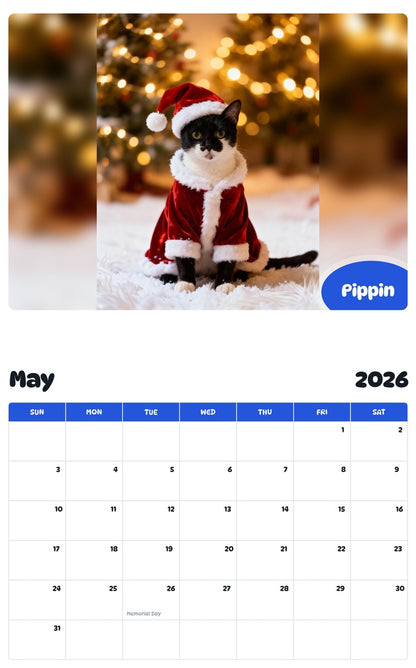 2026 - 2027 Pippin - Pawidols Pet Calendar