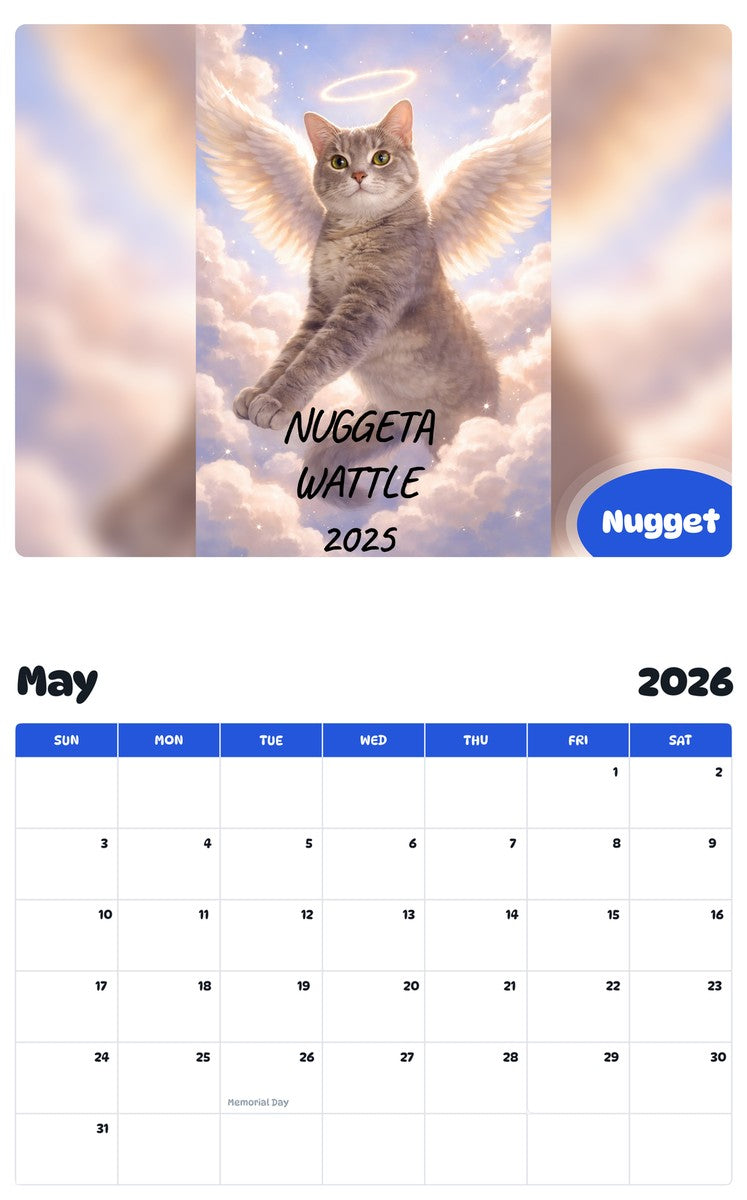 2026 - 2027 Nugget - Pawidols Pet Calendar