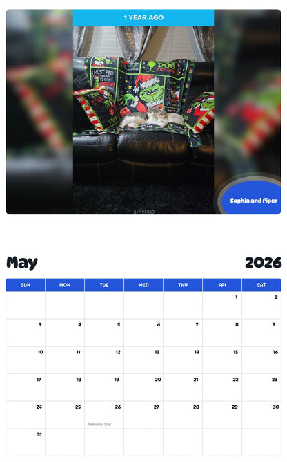 2026 - 2027 Sophia and Piper - Pawidols Pet Calendar