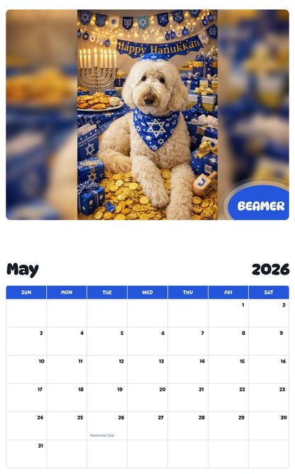 2026 - 2027 BEAMER - Pawidols Pet Calendar