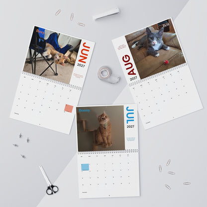 NEW Paw Calendar CAT September 2026 - August 2027