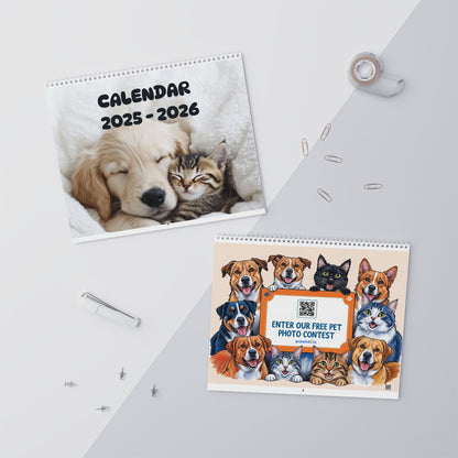 October 2025 - September 2026 Gun - Pawidols Pet Calendar Calendar