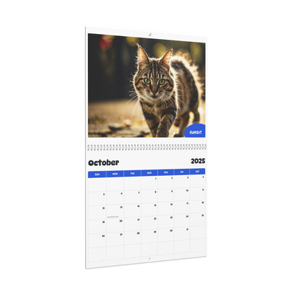 October 2025 - September 2026 Test-Cat1501 - Pawidols Pet Calendar Calendar