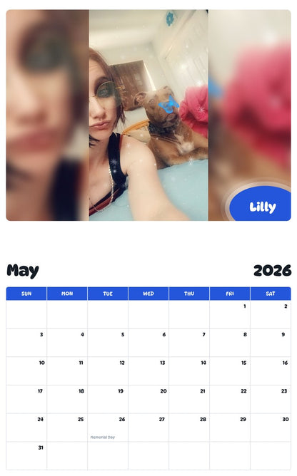 2026 - 2027 Lilly - Pawidols Pet Calendar