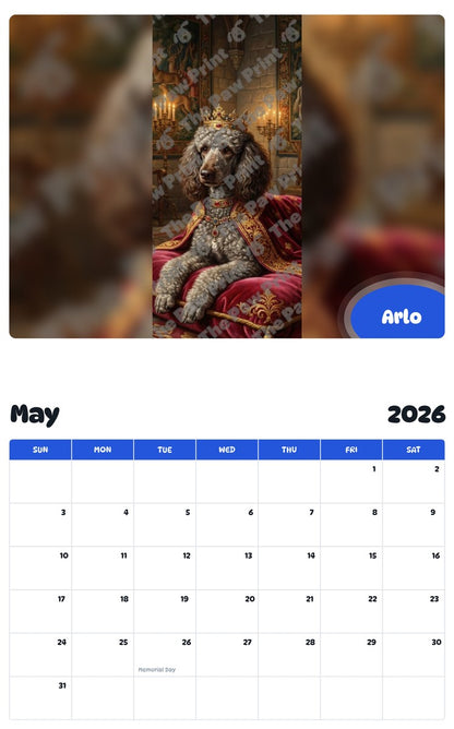 2026 - 2027 Arlo - Pawidols Pet Calendar