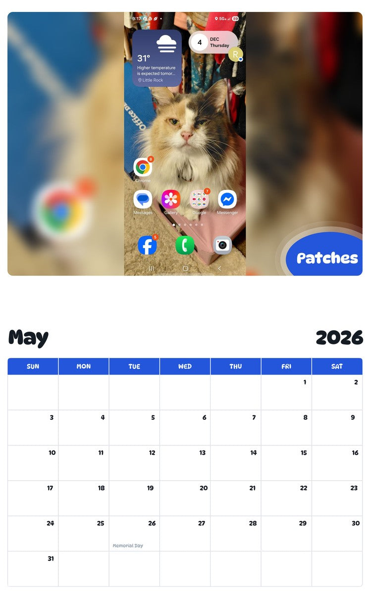 2026 - 2027 Patches - Pawidols Pet Calendar