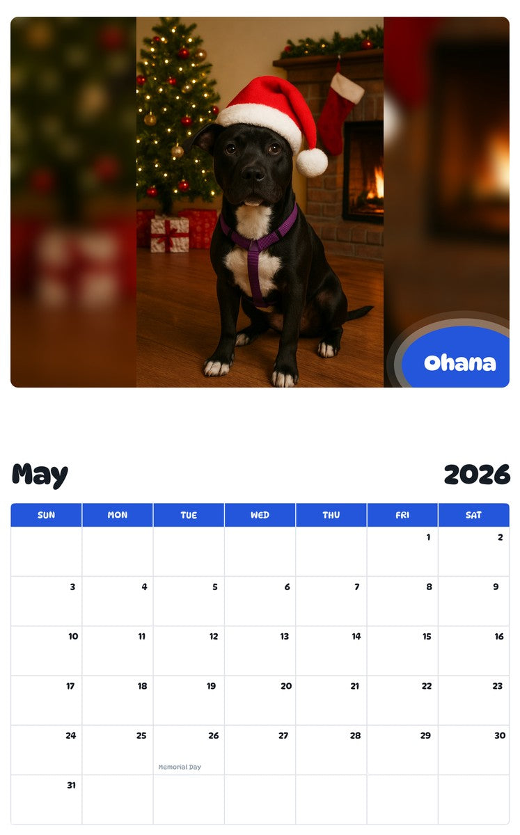 2026 - 2027 Ohana - Pawidols Pet Calendar