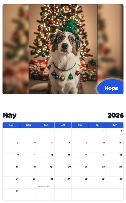 2026 - 2027 Hope - Pawidols Pet Calendar