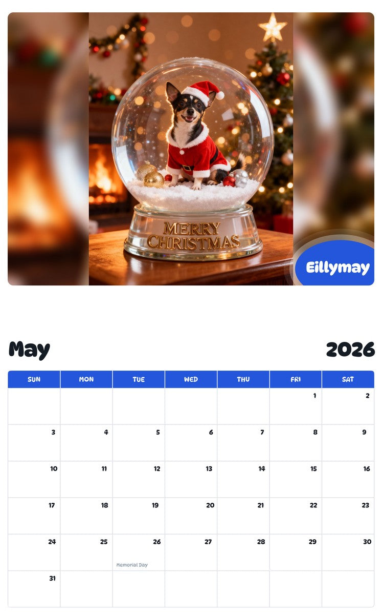 2026 - 2027 Eillymay - Pawidols Pet Calendar
