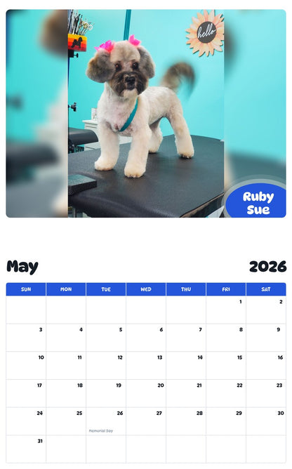 2026 - 2027 Ruby Sue - Pawidols Pet Calendar