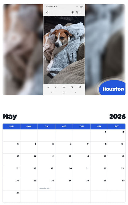 2026 - 2027 Houston - Pawidols Pet Calendar