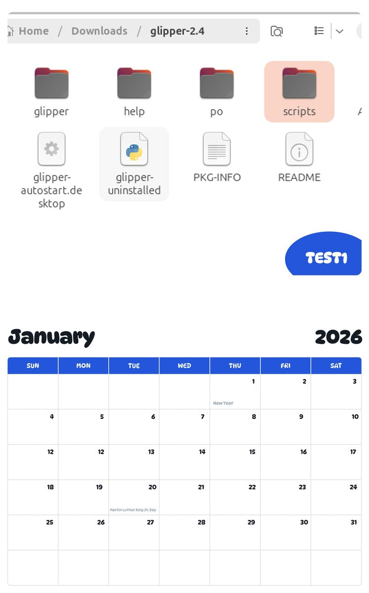 October 2025 - September 2026 TEST1 - Pawidols Pet Calendar