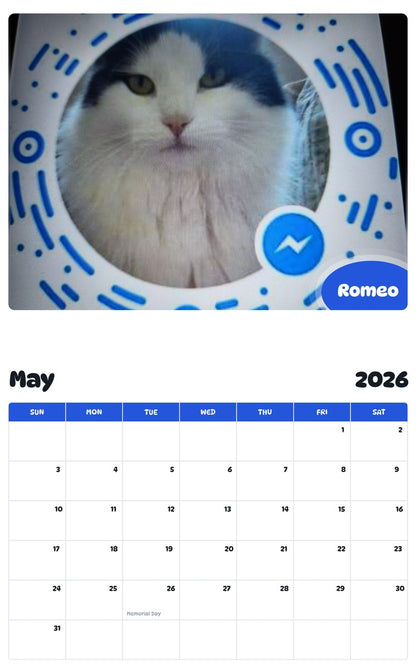 2026 - 2027 Romeo - Pawidols Pet Calendar