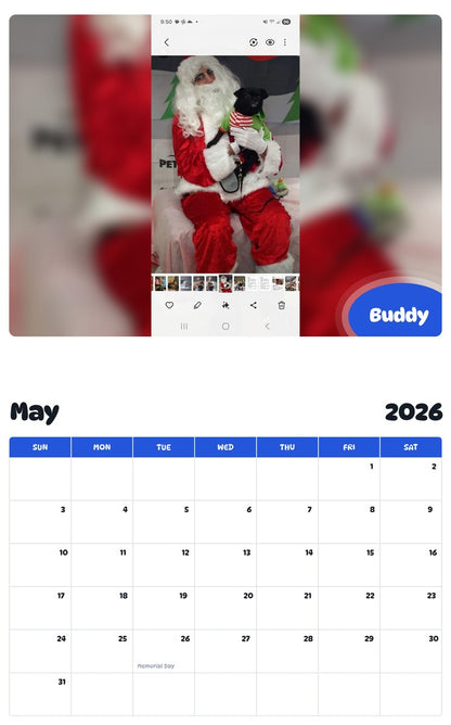 2026 - 2027 Buddy - Pawidols Pet Calendar