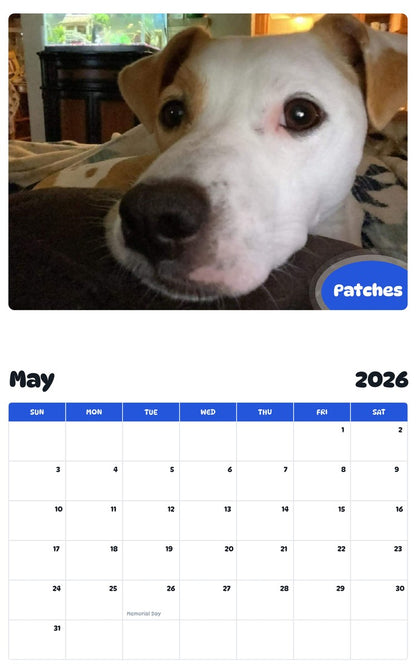 2026 - 2027 Patches - Pawidols Pet Calendar