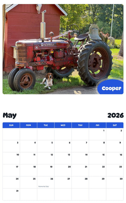 2026 - 2027 Cooper - Pawidols Pet Calendar
