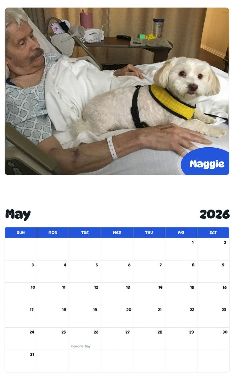 2026 - 2027 Maggie - Pawidols Pet Calendar