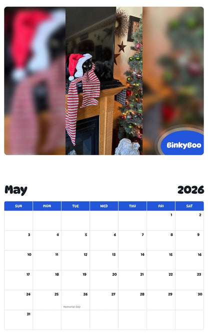 2026 - 2027 BinkyBoo - Pawidols Pet Calendar