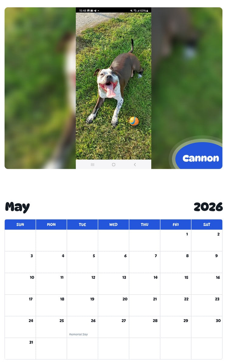 2026 - 2027 Cannon - Pawidols Pet Calendar