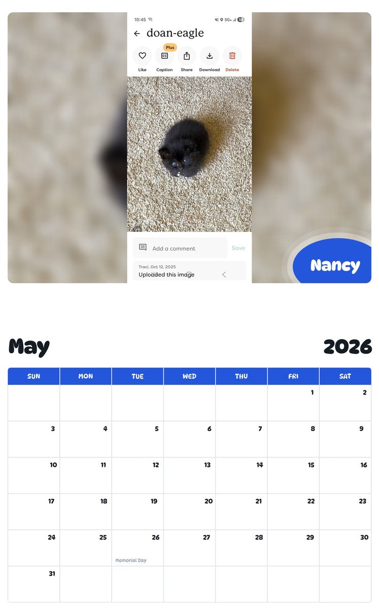2026 - 2027 Nancy - Pawidols Pet Calendar