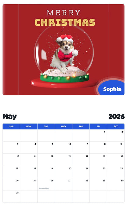 2026 - 2027 Sophia - Pawidols Pet Calendar
