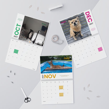 Paw Calendar Dog 2027