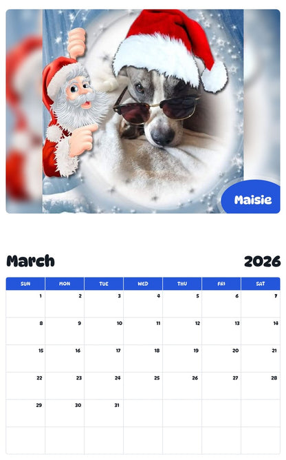 November 2025 - October 2026 Maisie - Pawidols Pet Calendar