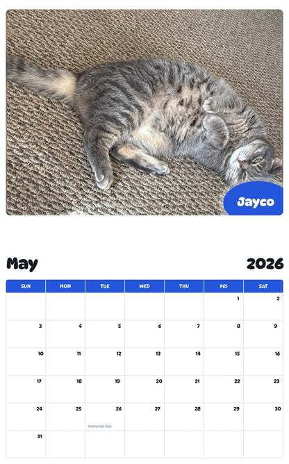 2026 - 2027 Jayco - Pawidols Pet Calendar