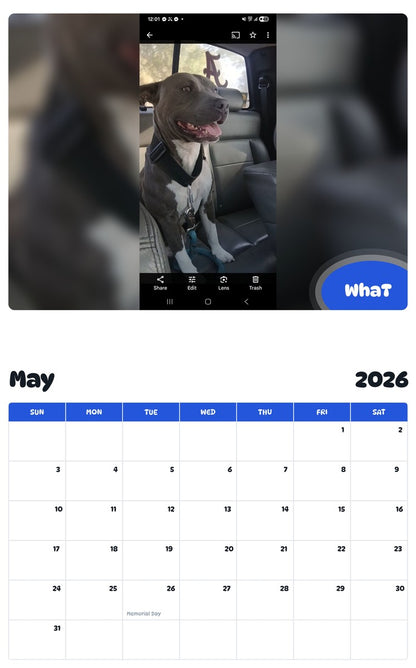 2026 - 2027 WhaT - Pawidols Pet Calendar