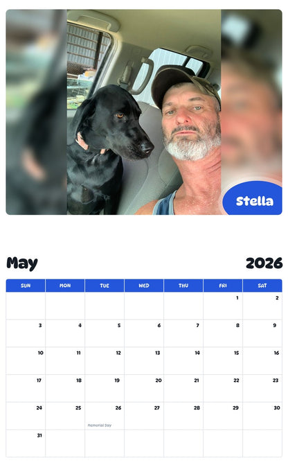 2026 - 2027 Stella - Pawidols Pet Calendar