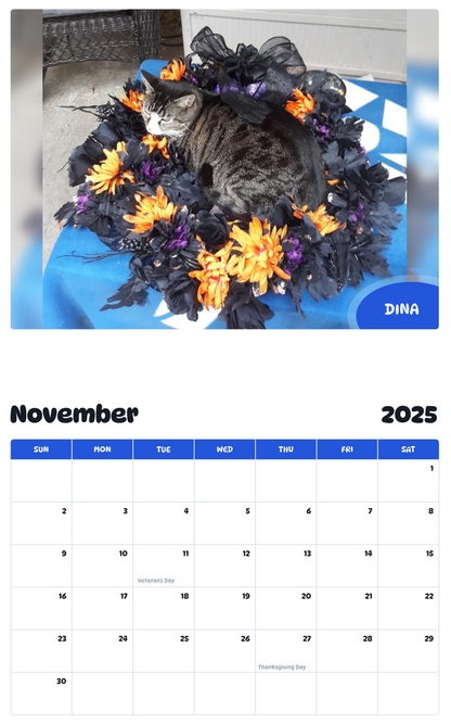 July 2025 - June 2026 DINA - Pawidols Pet Calendar