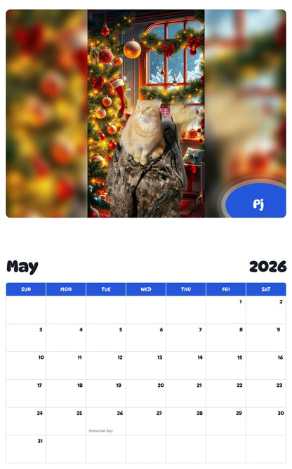 2026 - 2027 Pj - Pawidols Pet Calendar