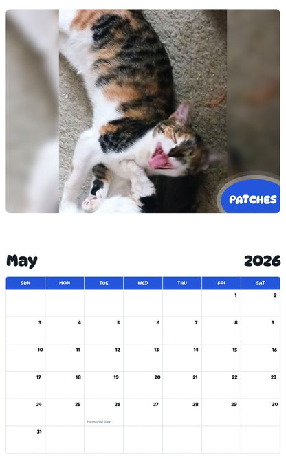 2026 - 2027 PATCHES - Pawidols Pet Calendar