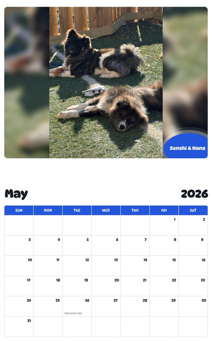 2026 - 2027 Senshi & Hana - Pawidols Pet Calendar