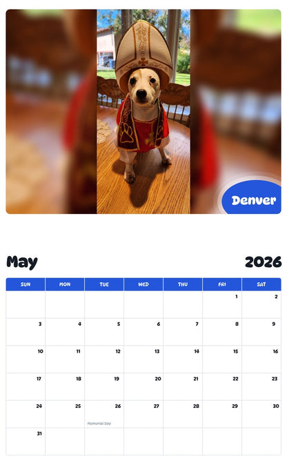 2026 - 2027 Denver - Pawidols Pet Calendar