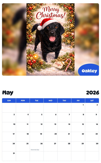 2026 - 2027 Oakley - Pawidols Pet Calendar