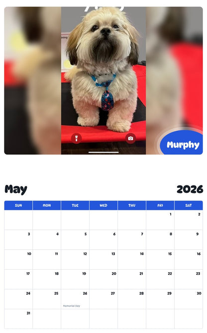 2026 - 2027 Murphy - Pawidols Pet Calendar