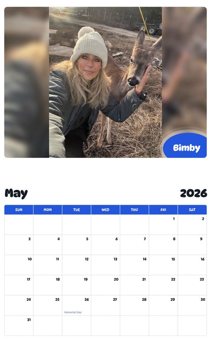 2026 - 2027 Bimby - Pawidols Pet Calendar