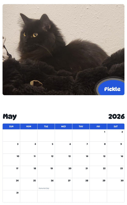 2026 - 2027 Pickle - Pawidols Pet Calendar