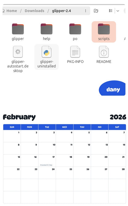 October 2025 - September 2026 dany - Pawidols Pet Calendar