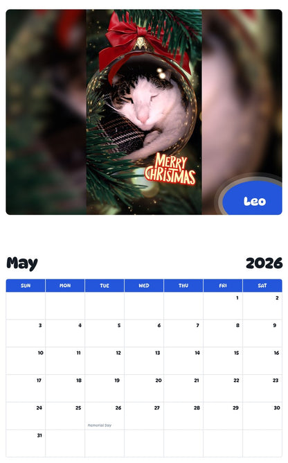 2026 - 2027 Leo - Pawidols Pet Calendar