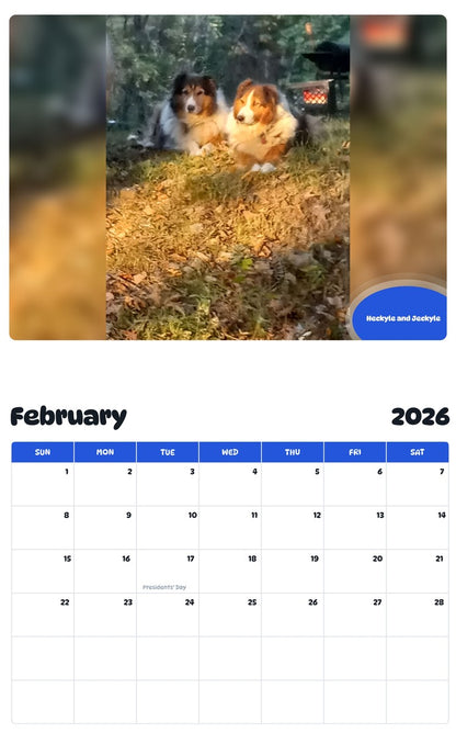October 2025 - September 2026 Heckyle and Jeckyle - Pawidols Pet Calendar