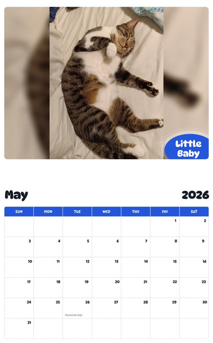 2026 - 2027 Little Baby - Pawidols Pet Calendar