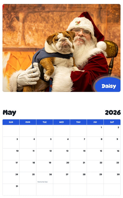 2026 - 2027 Daisy - Pawidols Pet Calendar
